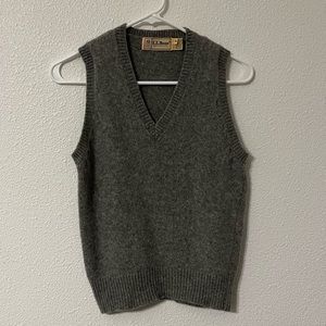 LL Bean sweater vest